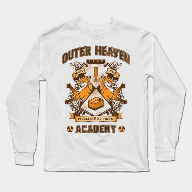 Outer Heaven Academy Long Sleeve T-Shirt by DCLawrenceUK